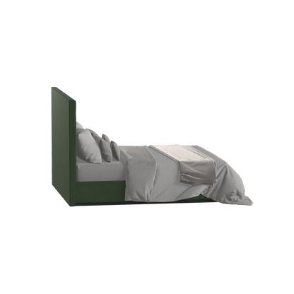 Lucia Bed With High Refined Headboard