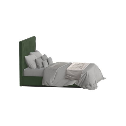 Lucia Bed With High Refined Headboard