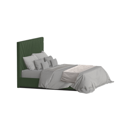 Lucia Bed With High Refined Headboard