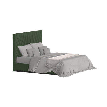 Lucia Bed With High Refined Headboard