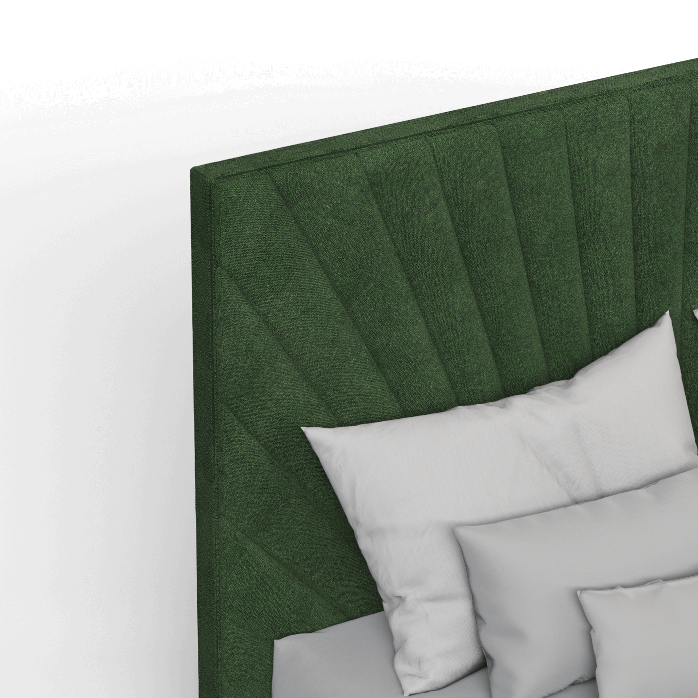 Lucia Bed With High Refined Headboard