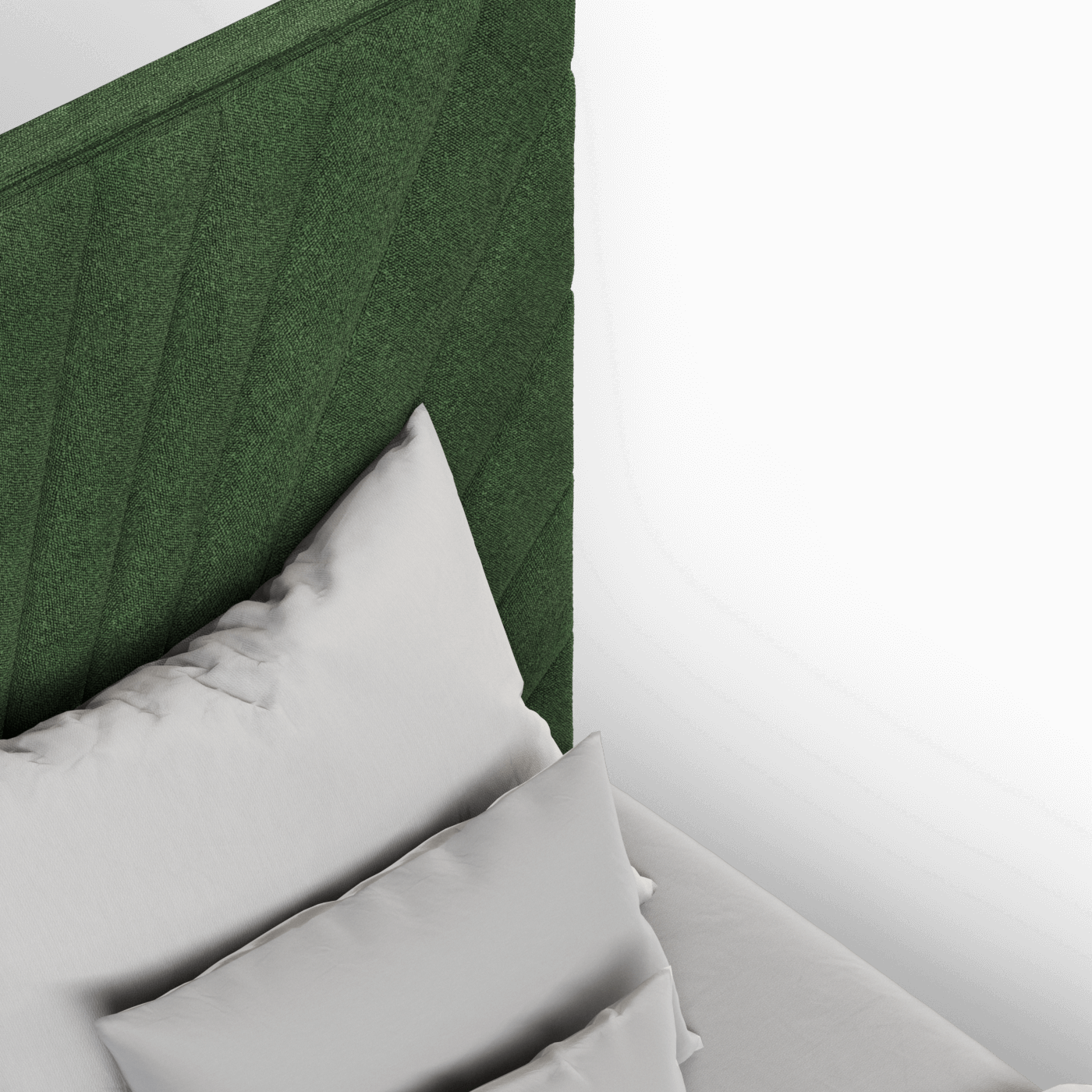 Lucia Bed With High Refined Headboard