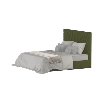Lucia Bed With High Refined Headboard