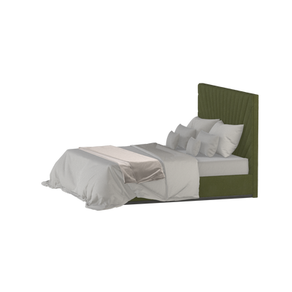Lucia Bed With High Refined Headboard