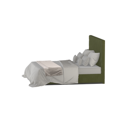 Lucia Bed With High Refined Headboard