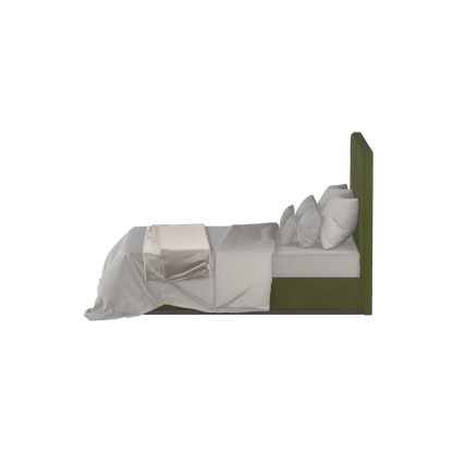Lucia Bed With High Refined Headboard
