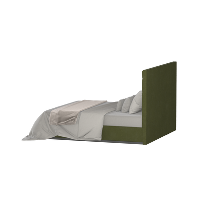 Lucia Bed With High Refined Headboard