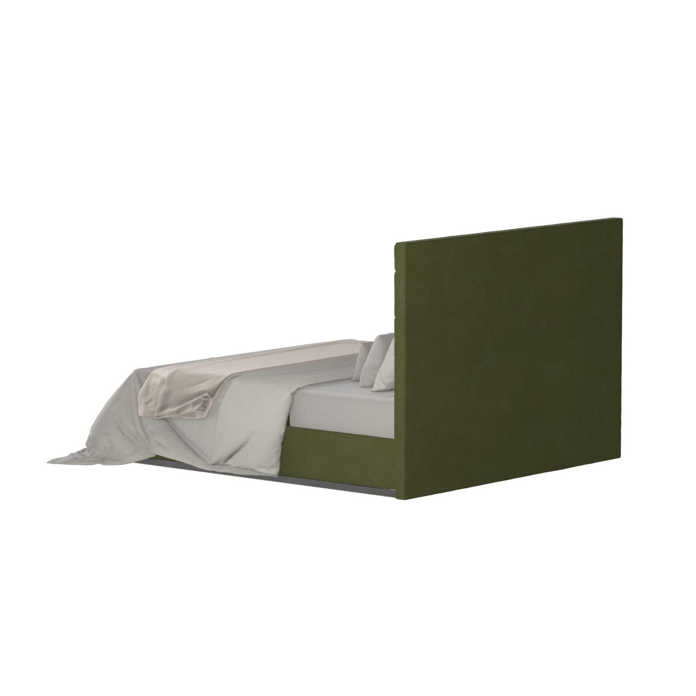 Lucia Bed With High Refined Headboard
