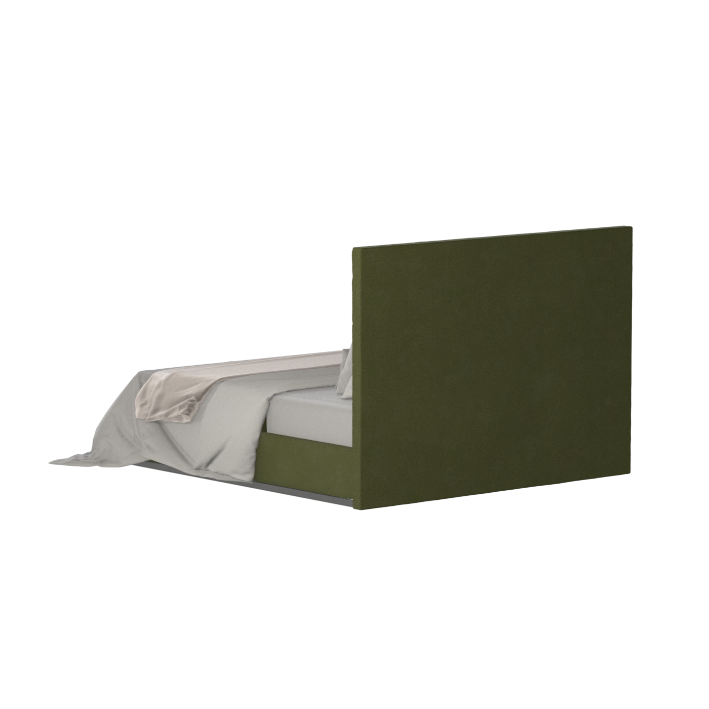 Lucia Bed With High Refined Headboard