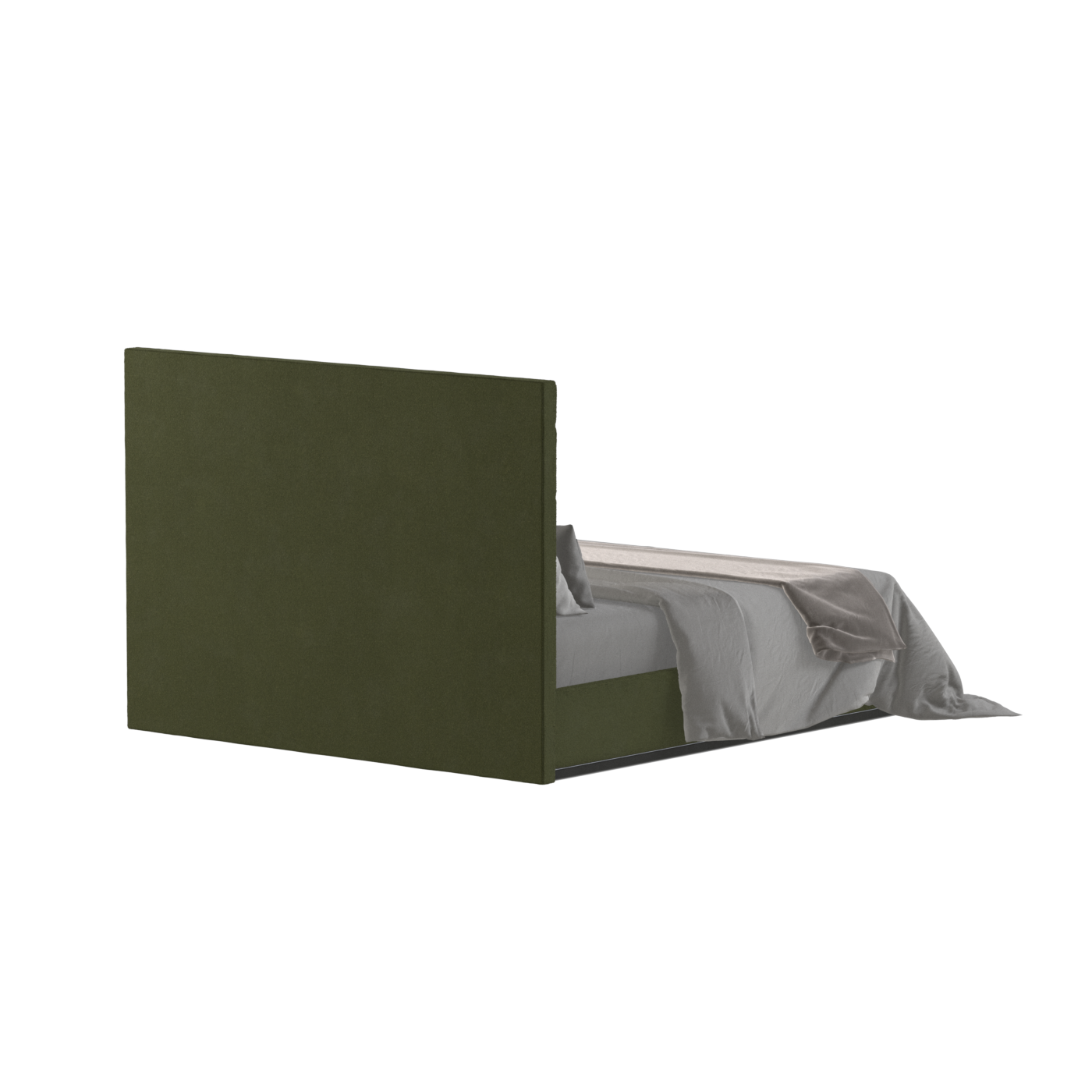 Lucia Bed With High Refined Headboard