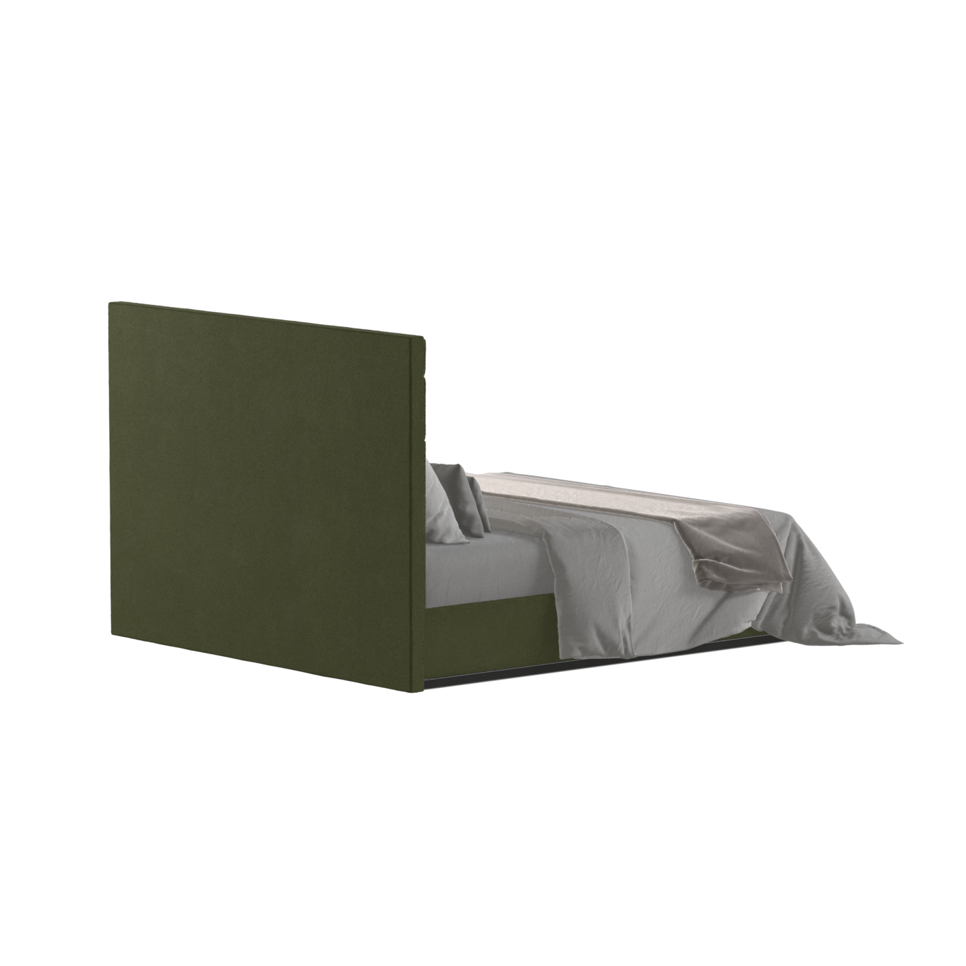 Lucia Bed With High Refined Headboard