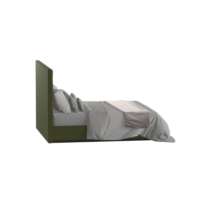 Lucia Bed With High Refined Headboard