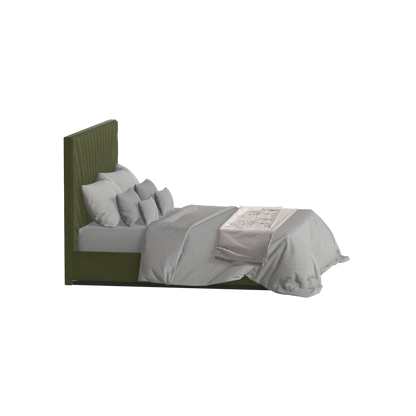Lucia Bed With High Refined Headboard