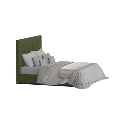 Lucia Bed With High Refined Headboard