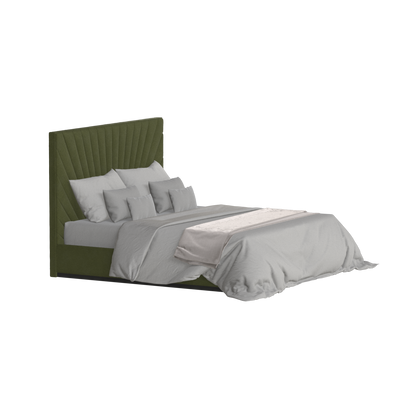 Lucia Bed With High Refined Headboard