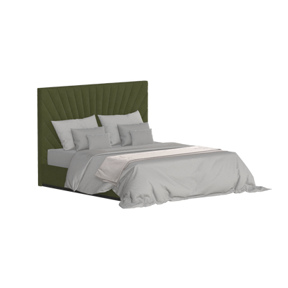 Lucia Bed With High Refined Headboard