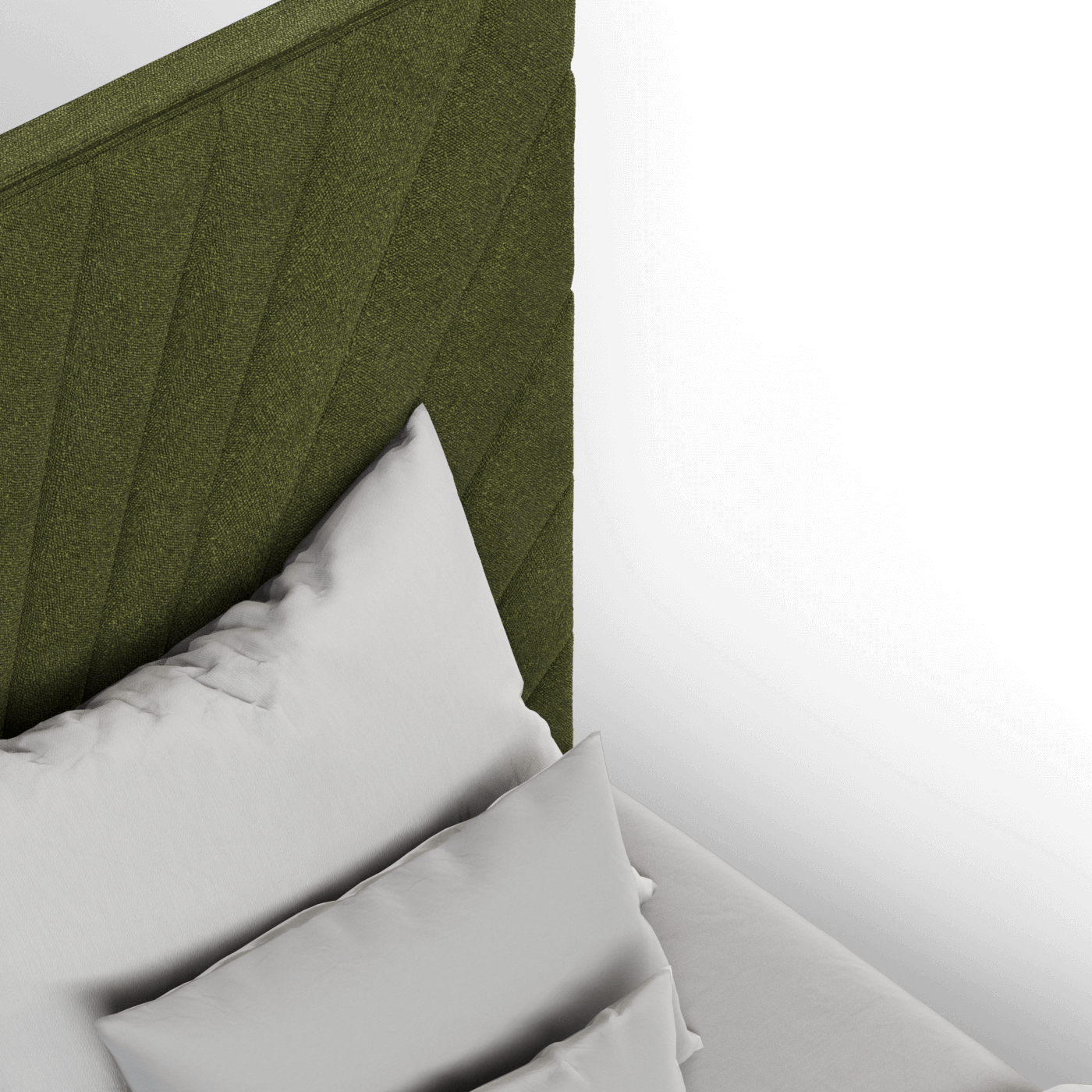 Lucia high headboard bed