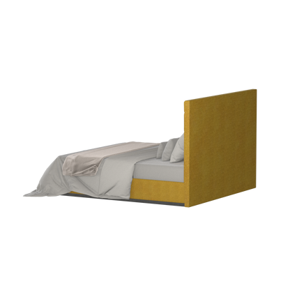 Lucia Bed With High Refined Headboard