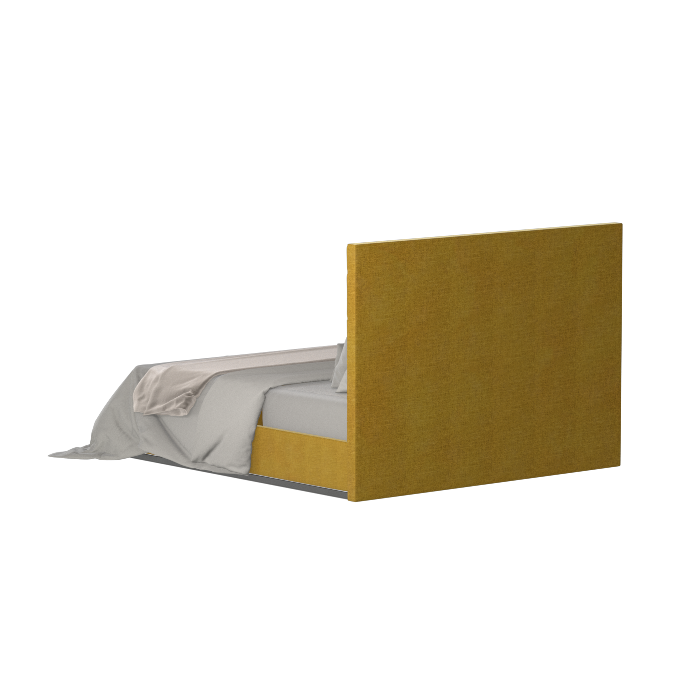 Lucia Bed With High Refined Headboard