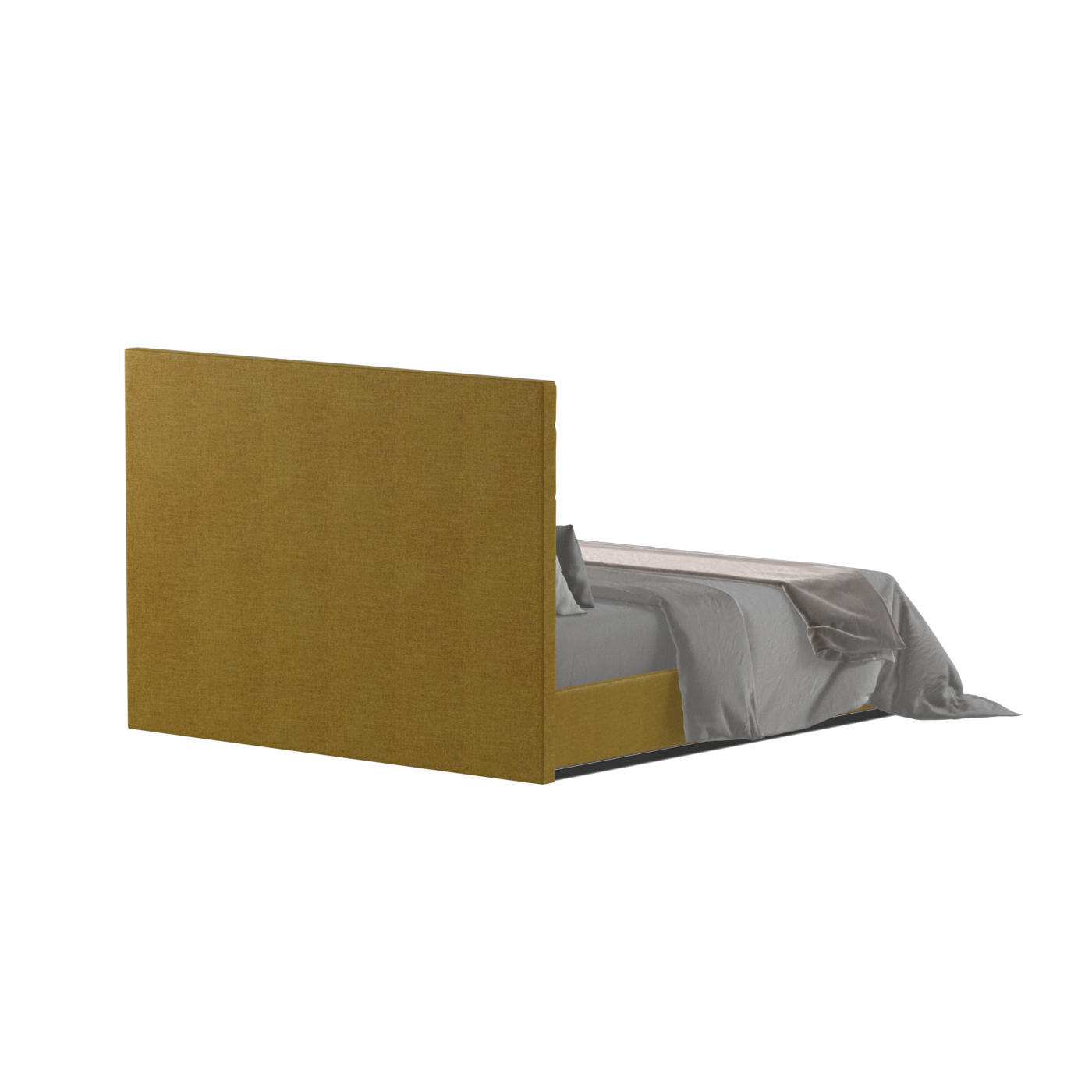 Lucia Bed With High Refined Headboard