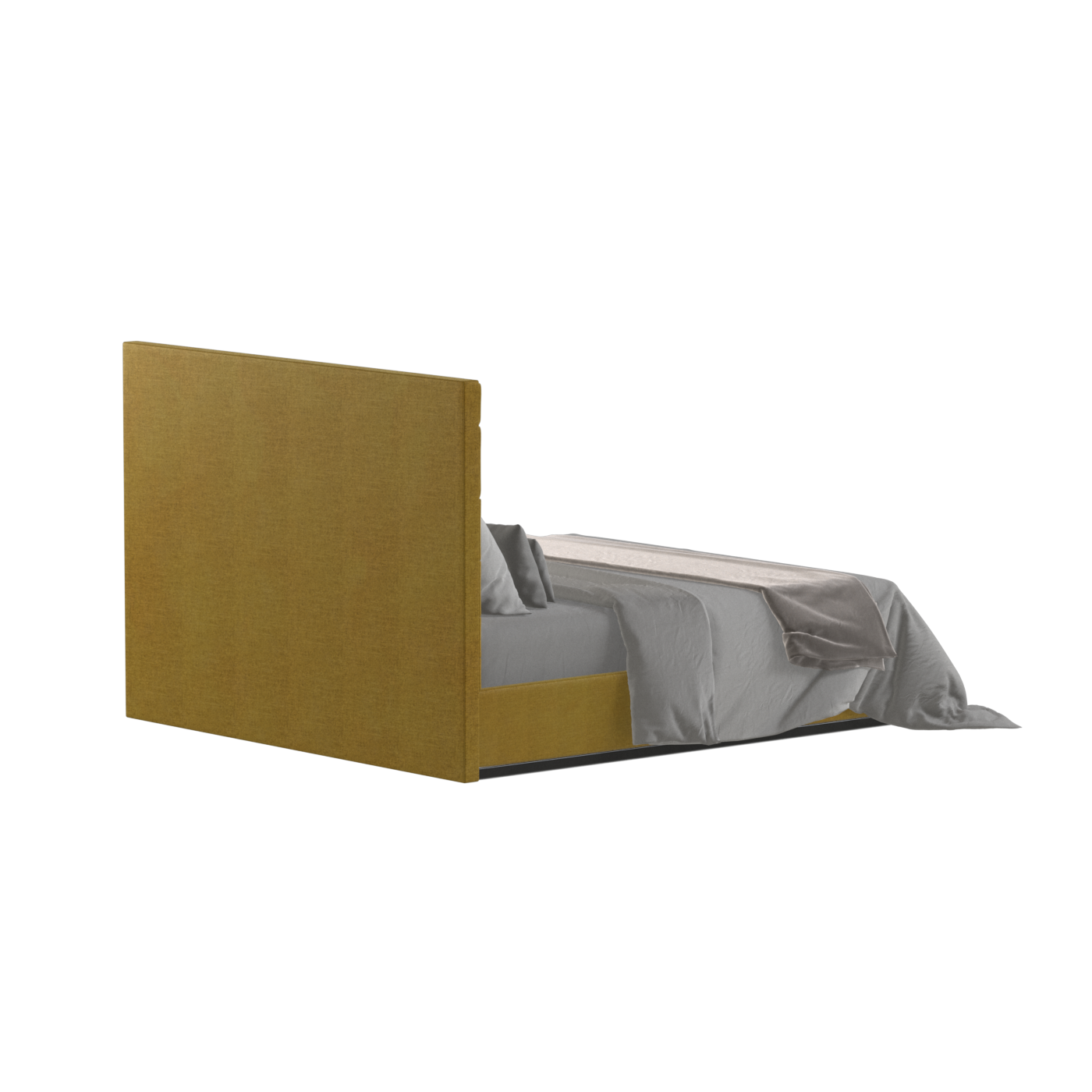 Lucia Bed With High Refined Headboard