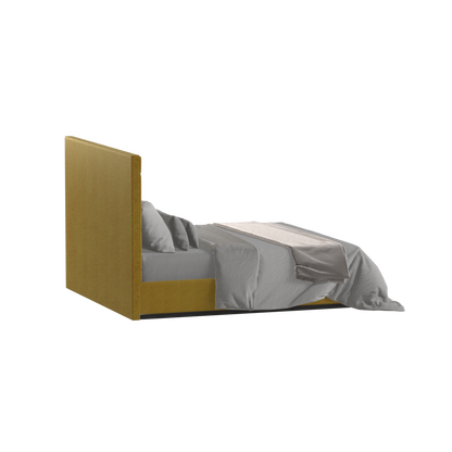 Lucia Bed With High Refined Headboard