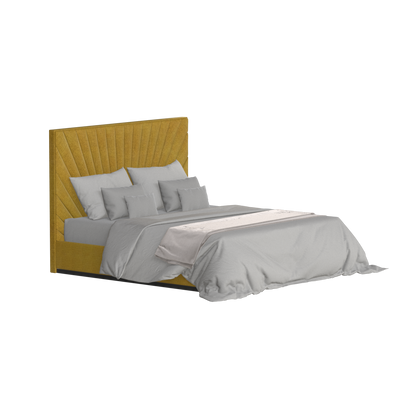 Lucia Bed With High Refined Headboard