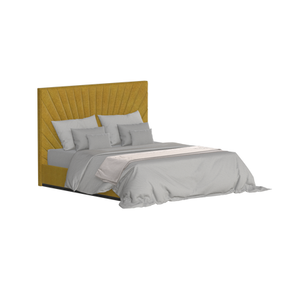 Lucia Bed With High Refined Headboard