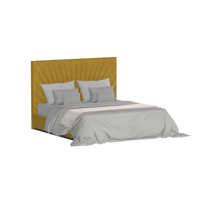 Lucia Bed With High Refined Headboard