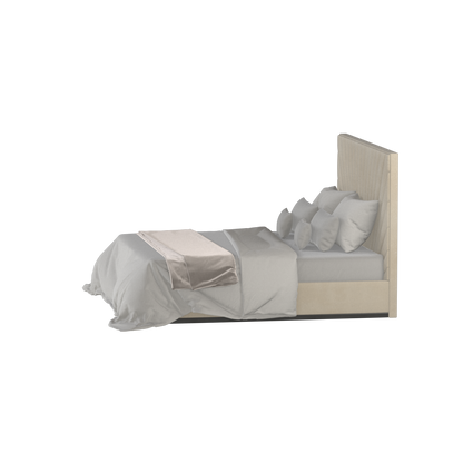 Lucia Bed With High Refined Headboard