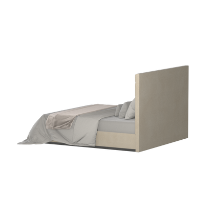 Lucia Bed With High Refined Headboard