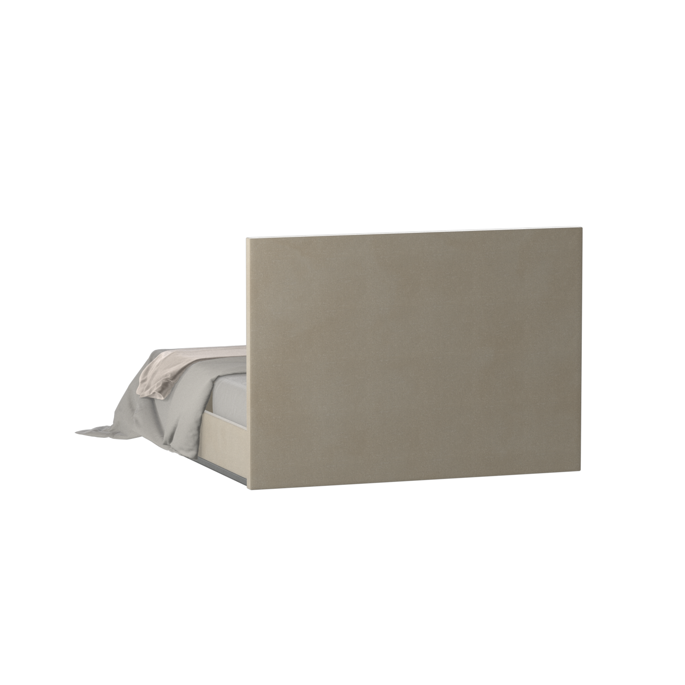 Lucia Bed With High Refined Headboard
