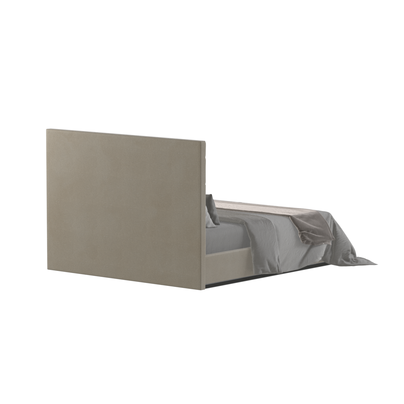 Lucia Bed With High Refined Headboard