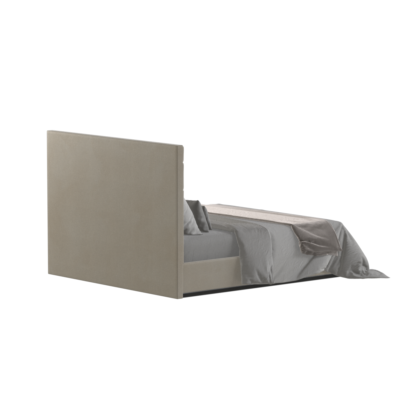 Lucia Bed With High Refined Headboard