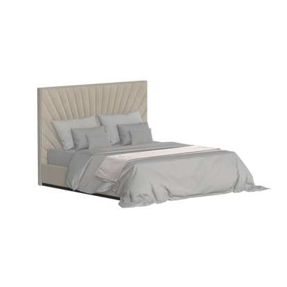 Lucia Bed With High Refined Headboard