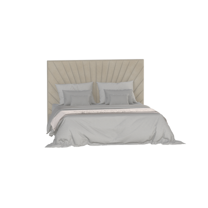 Lucia Bed With High Refined Headboard