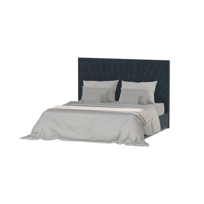 Lucia Bed With High Refined Headboard