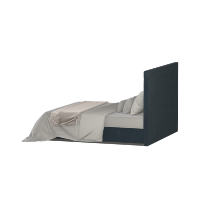 Lucia Bed With High Refined Headboard