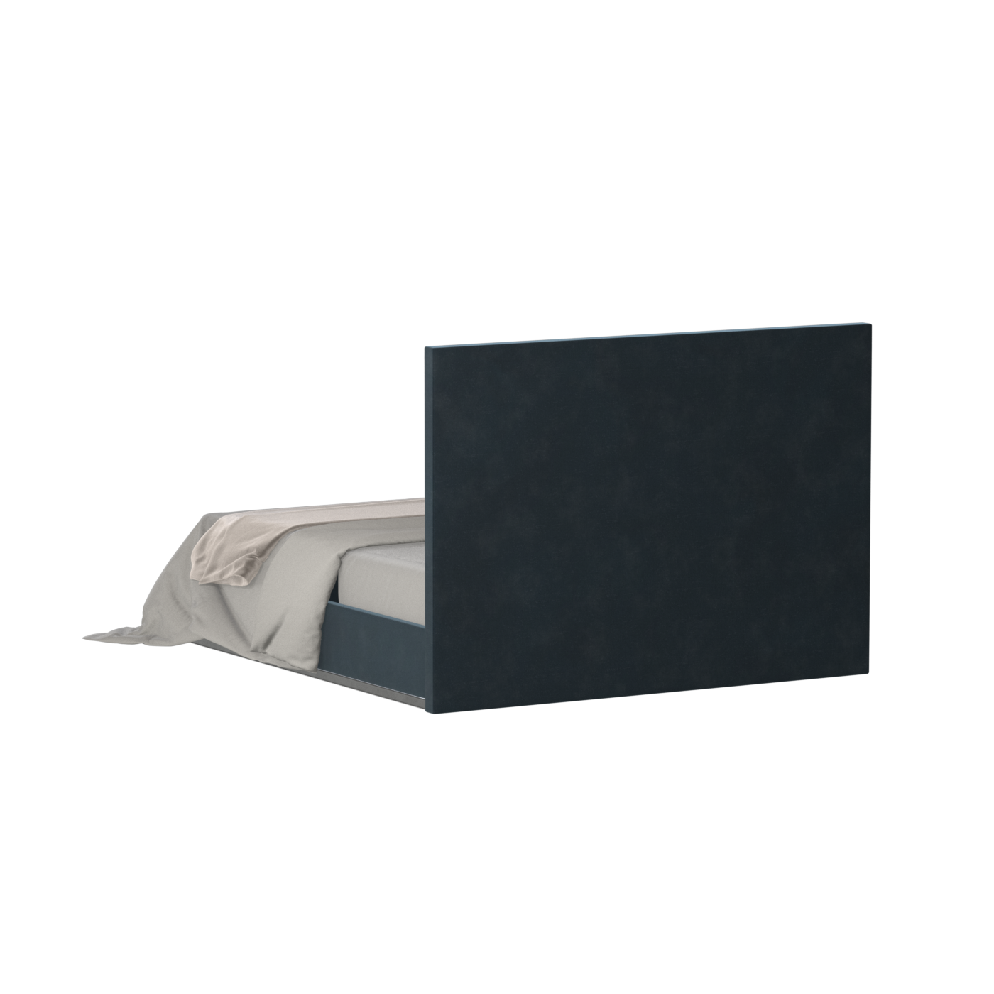 Lucia Bed With High Refined Headboard