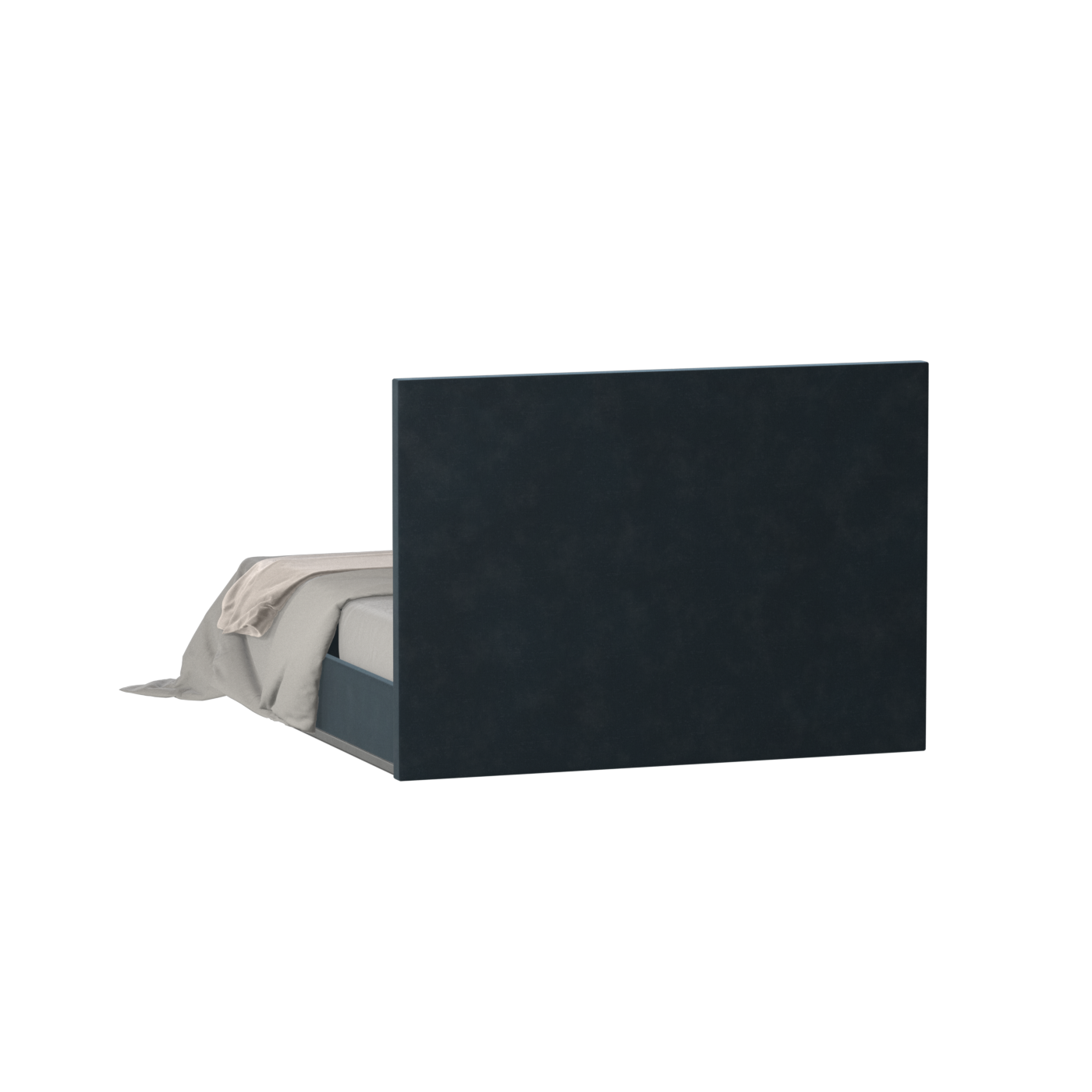 Lucia Bed With High Refined Headboard