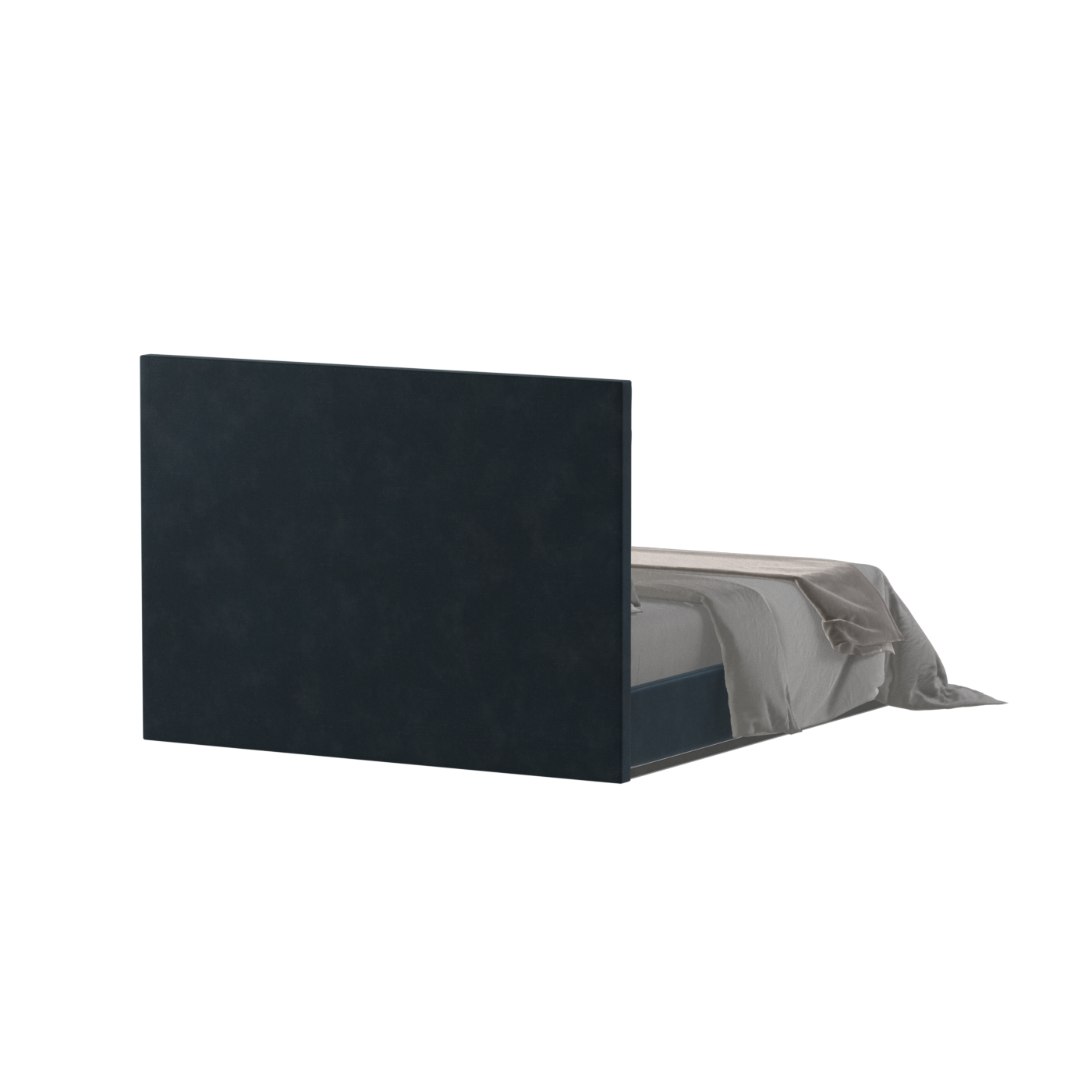 Lucia Bed With High Refined Headboard