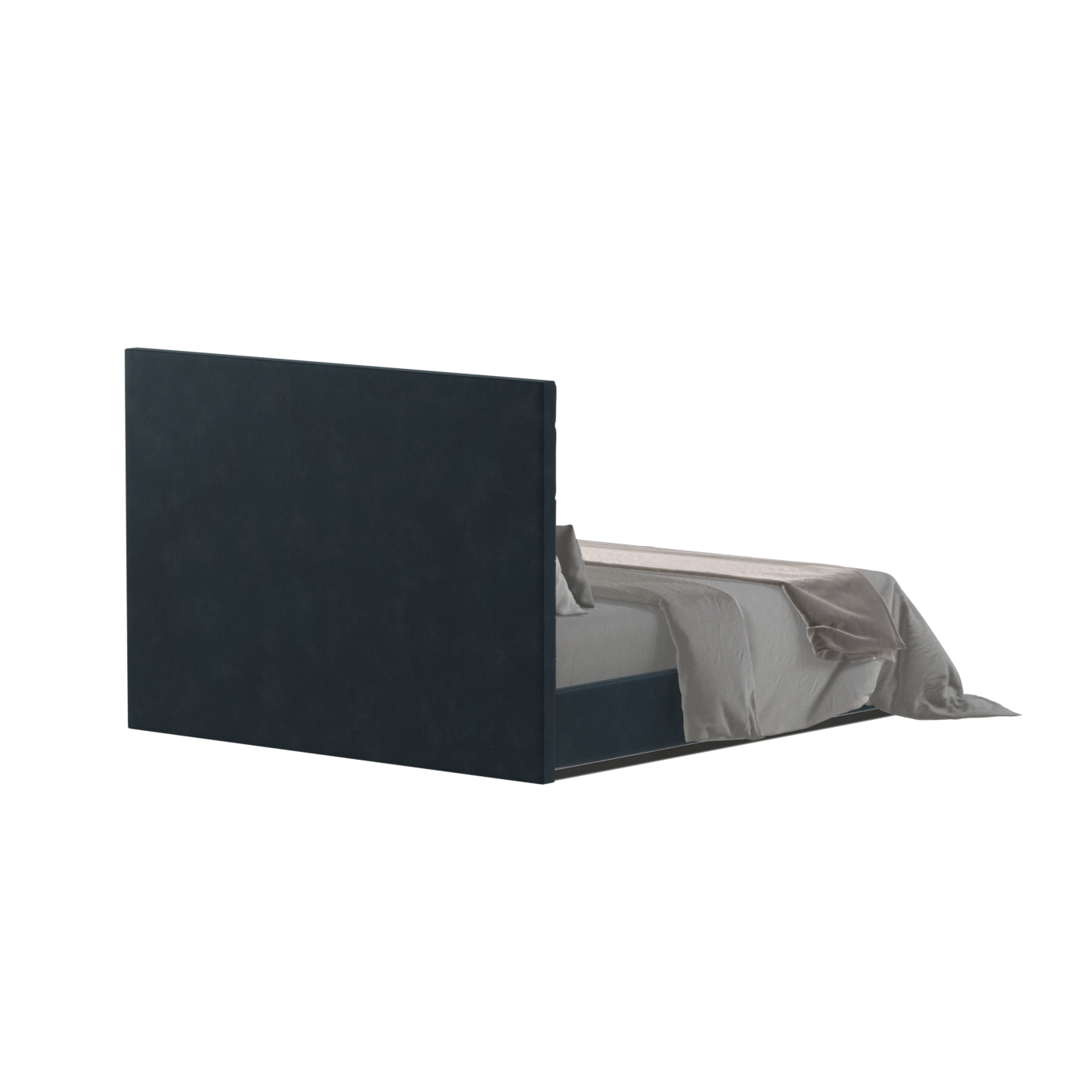 Lucia Bed With High Refined Headboard