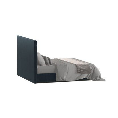 Lucia Bed With High Refined Headboard