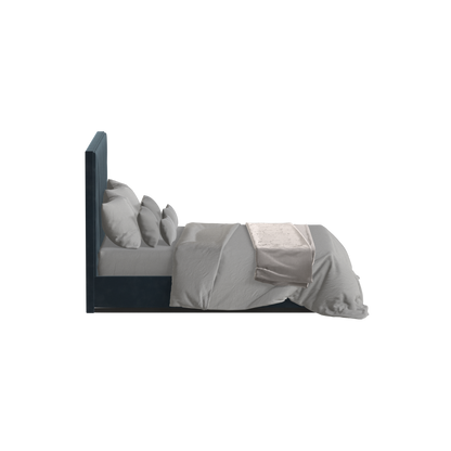 Lucia Bed With High Refined Headboard