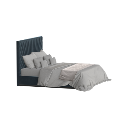 Lucia Bed With High Refined Headboard