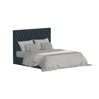 Lucia Bed With High Refined Headboard