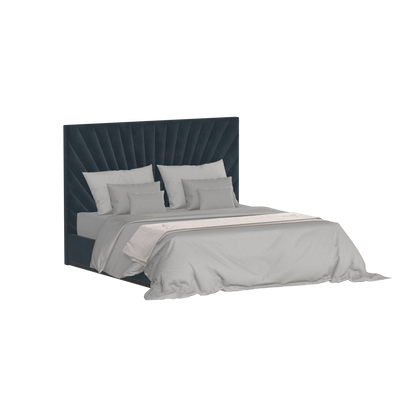 Lucia Bed With High Refined Headboard