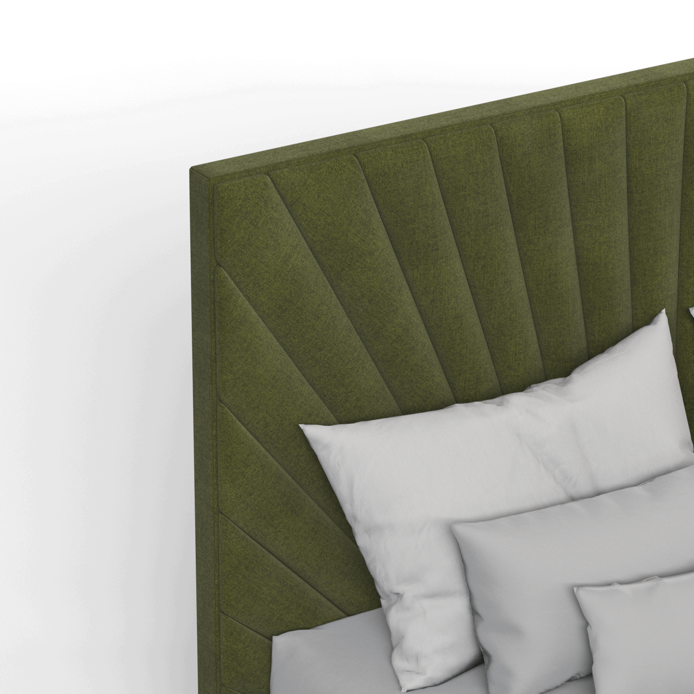 Lucia high headboard bed