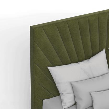 Lucia high headboard bed