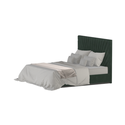 Lucia Bed With High Refined Headboard
